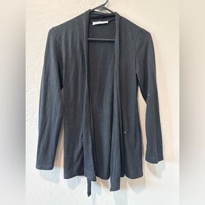 Chris & Carol Black Long Sleeve Cardigan